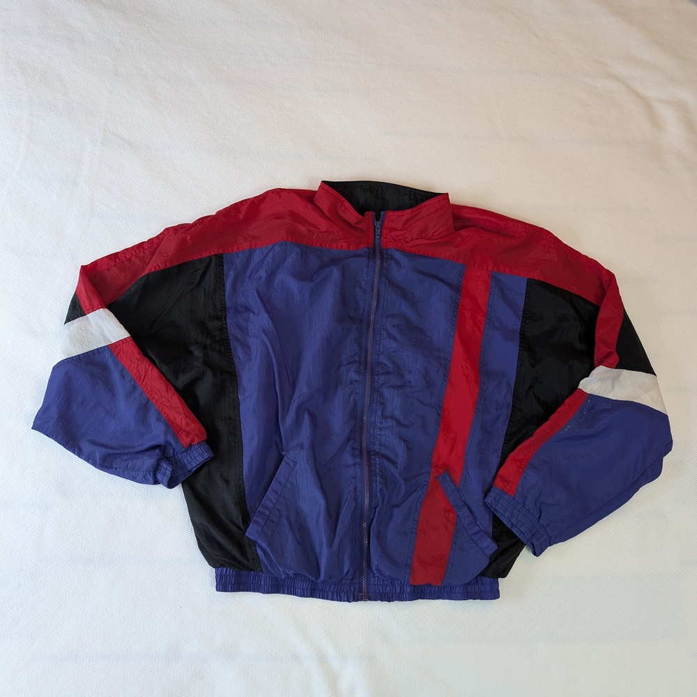 Vintage Aviat Sportif 80s 90s Colorblock Windbreaker Jacket